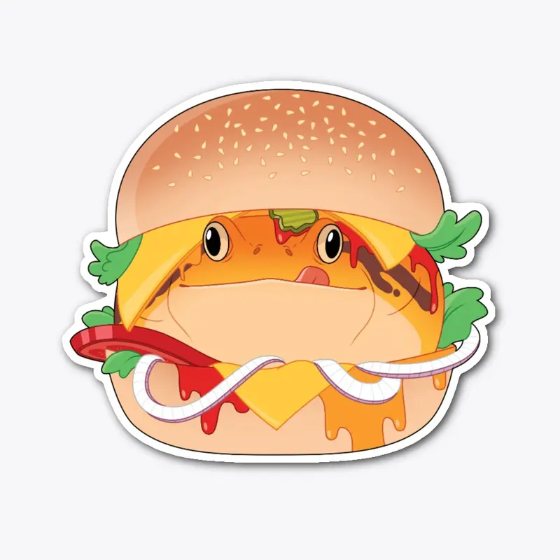 Nacho Cheeseburger Sticker