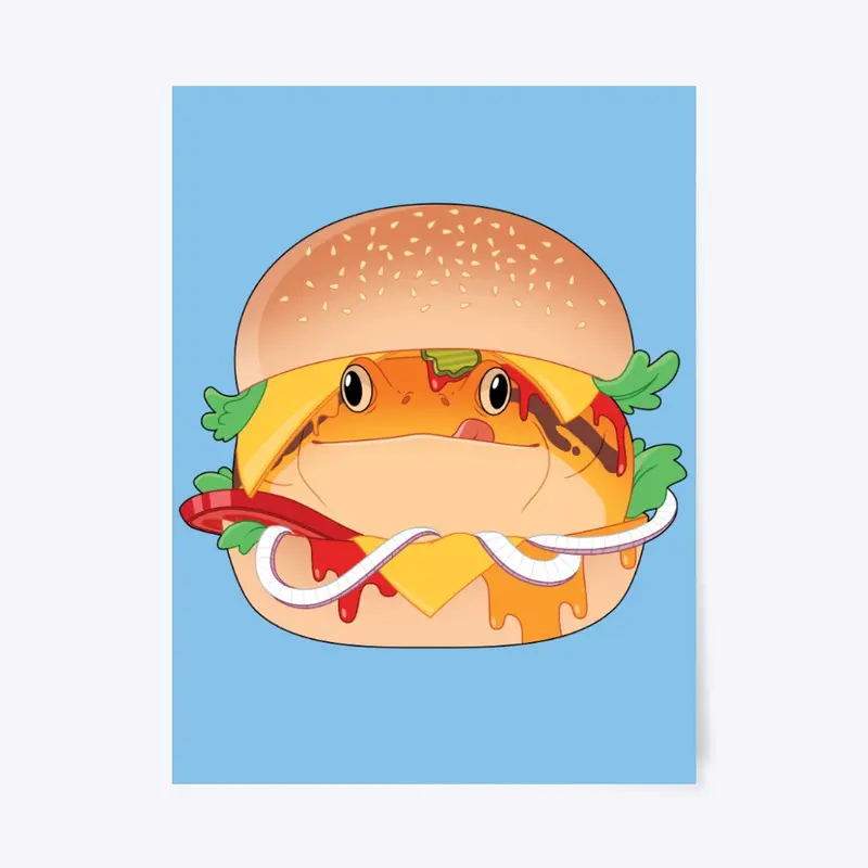 Nacho Cheeseburger Poster 18"x24"