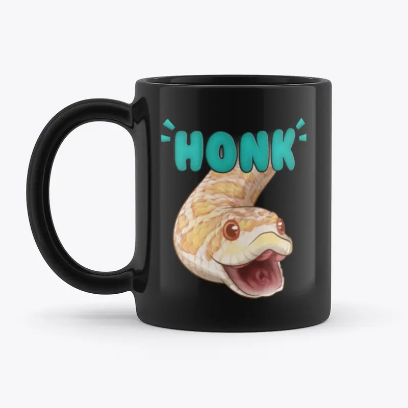 Honknose Black Mug