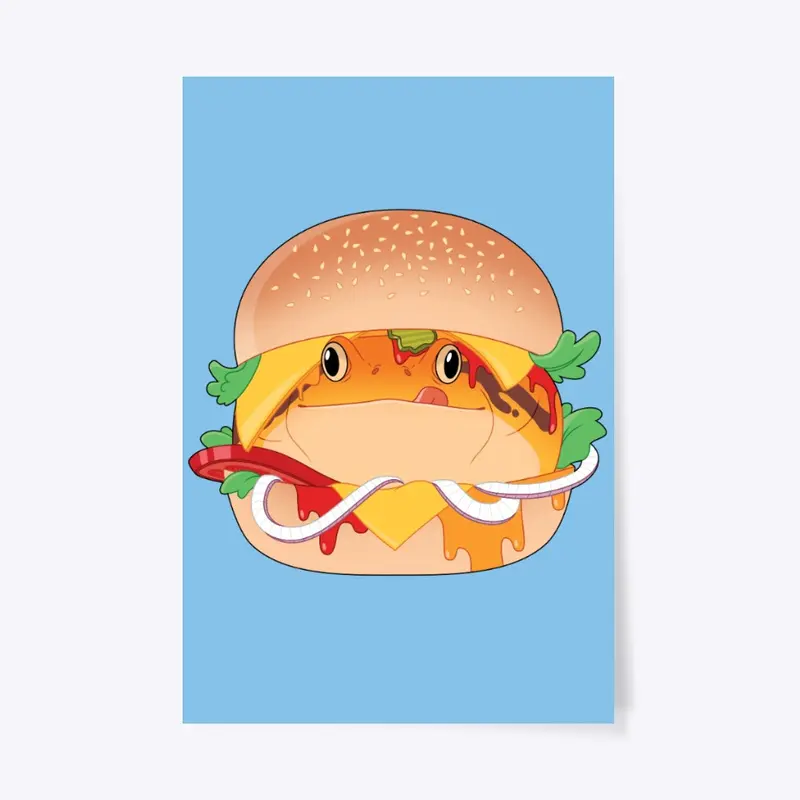 Nacho Cheeseburger Poster 24"x36"