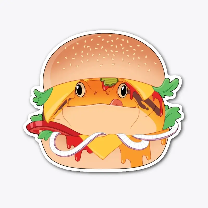 Nacho Cheeseburger Sticker