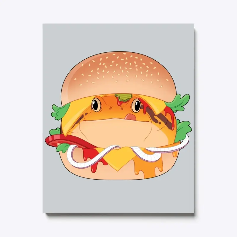 Nacho Cheeseburger Canvas Print