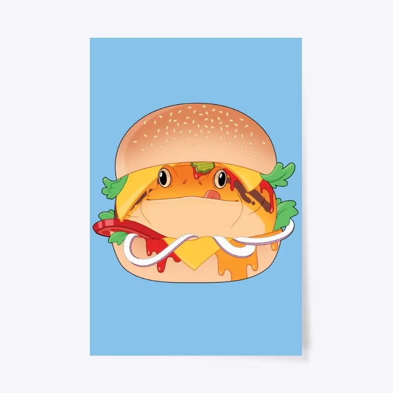 Nacho Cheeseburger Poster 24"x36"